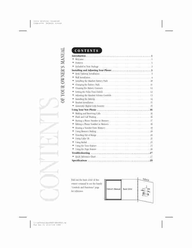 Uniden Cordless Telephone EXS9600-page_pdf